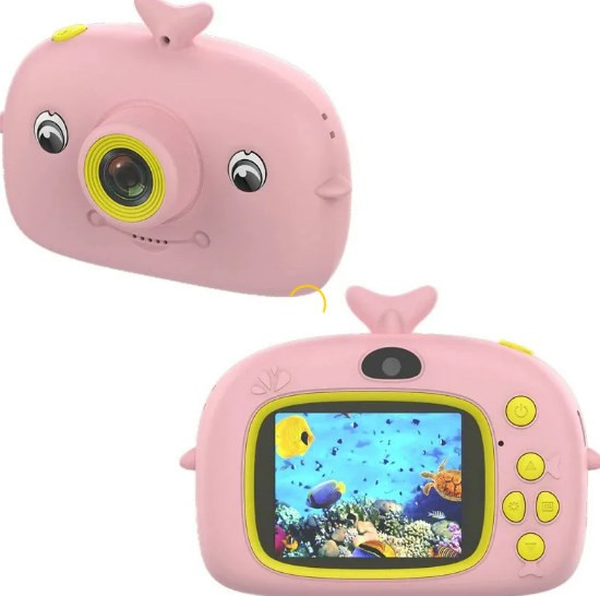 Цифровой детский фотоаппарат Дельфин