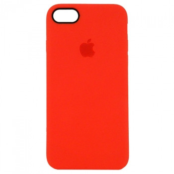 Силикон для Apl IPh 7, Silicon Case под оригинал, красный