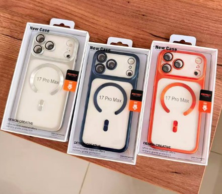 Накладка для Apl IPh 17 Pro Max, Magsafe, цветной