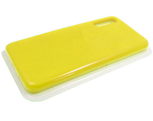 Силикон для Apl IPh 7, Silicone case, желтый яркий