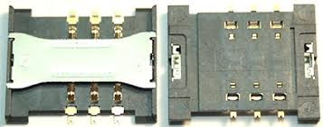 Коннектор SIM для Samsung i9082/C3222/E1195/Lenovo S580