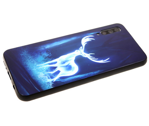 Накладка для SAMSUNG A205F (A20)/A305F (A30), Стекло, олень