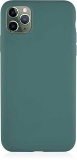 Накладка для Apl IPh 11, SILICONE COVER Soft-touch, закрытый по периметру, пихтовый зеленый