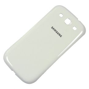 Крышка АКБ для Samsung i9300 (белый) Оригинал
