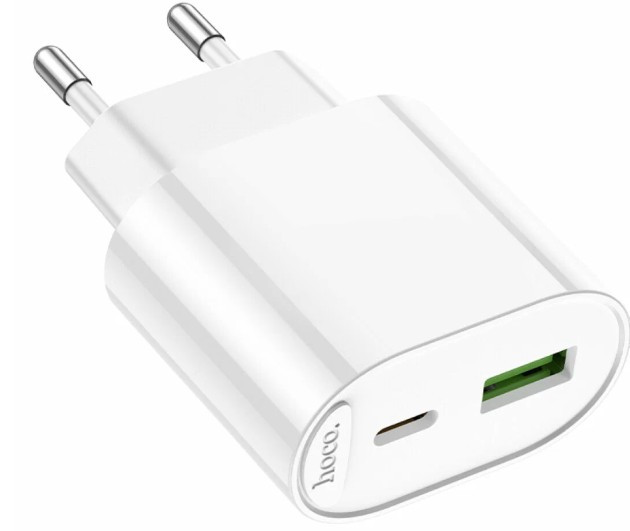 СЗУ HOCO C109A, Fighter 1USB, 1USB-C, 3А, PD20W