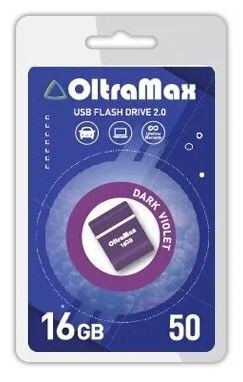 Флеш-накопитель 16Gb OltraMax Drive 50 Mini, USB 2.0, фиолетовый