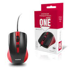 Мышь проводная Smartbuy ONE 352 красно-черная