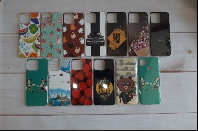 Накладка для SAMSUNG A22 A225, M32 M325, картинки яркие с прозрачной окантовкой
