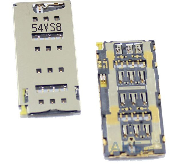 Коннектор SIM для Sony E6533 (Z3+ Dual)