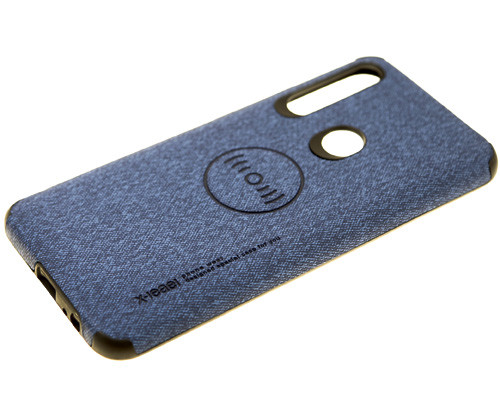 Накладка для XIAOMI Redmi Note 8T, Под джинс, с магнитом, синий