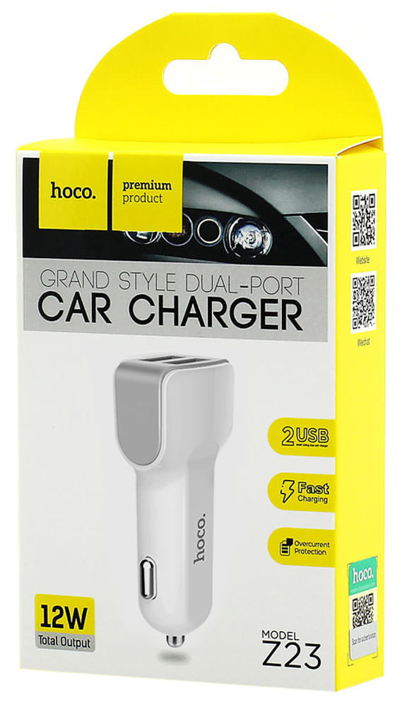АЗУ HOCO Z23 2.4A 2USB