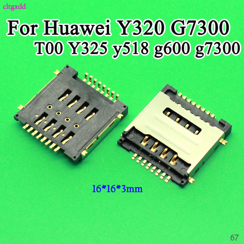 Коннектор SIM для Huawei Ascend Y320/G7300/T00/Hit