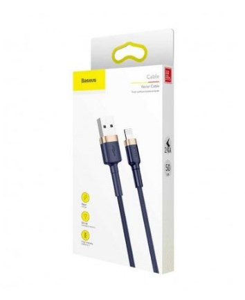 USB кабель для Lightning Baseus, 2,4A, 1м, Cafule Cable, CALKLF-B19