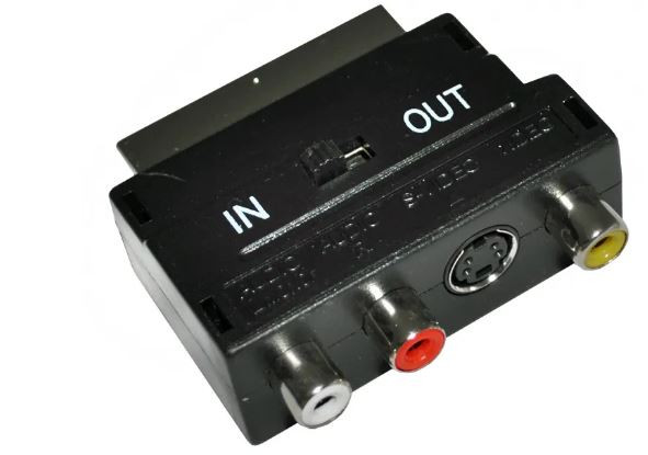 Видеокабель SCART-3RCA SC56 С переключателем