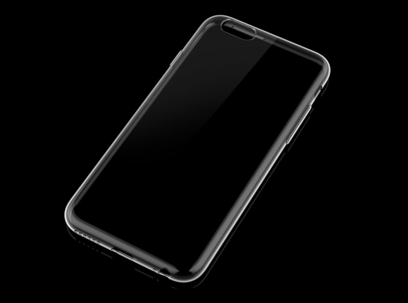 Силикон для SAMSUNG G950 (S8), тонкий, 1.0 мм, прозрачный, глянцевый, в техпаке