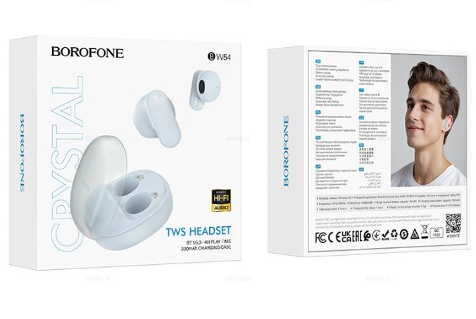Гарнитура беспроводная BOROFONE BW54