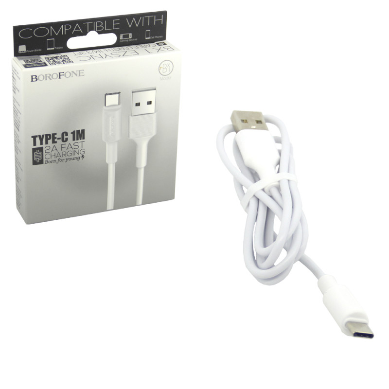 USB кабель для TYPE-C BOROFONE BX1