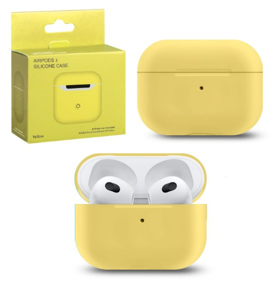 Чехол Airpods 3 Silicon Case желтый