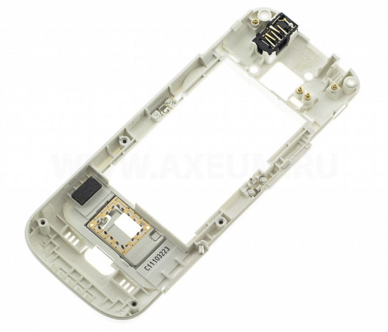 Средняя часть корпуса для Nokia C5 (в сборе с разъемами) белый