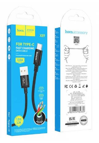 USB кабель для TYPE-C HOCO X89