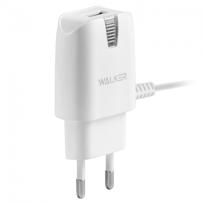 СЗУ WALKER WH-22 2А  кабель micro, белый
