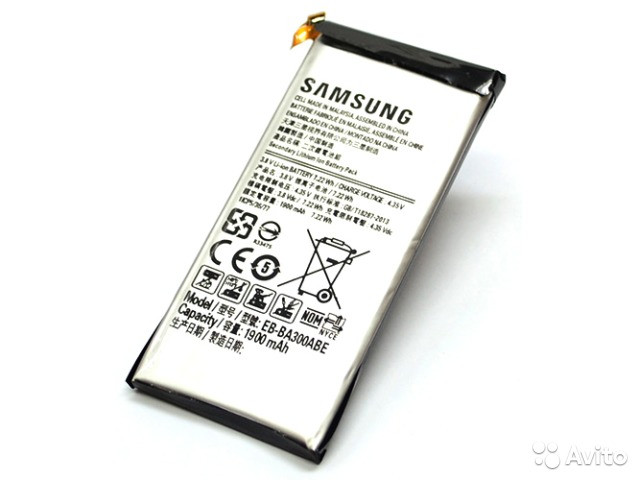 АКБ для SAMS A300F A3 2015 EB-BA300ABE 1900mAh без упаковки AAA