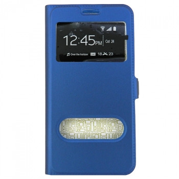 Чехол-книга для SAMSUNG J120F (J1 2016), горизонтальная, синий