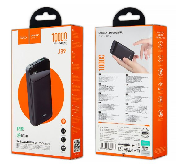 Внешний аккумулятор HOCO J89 PD20W+QC3.0 10000 mAh