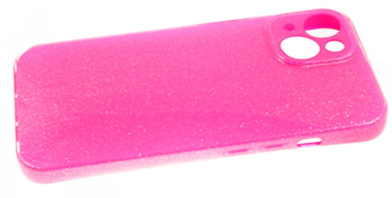 Накладка для SAMSUNG A15, плотный с блестками, розовый