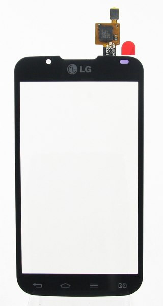 Сенсор дисплея для LG P715 (Optimus L7 II) (черный) Оригинал