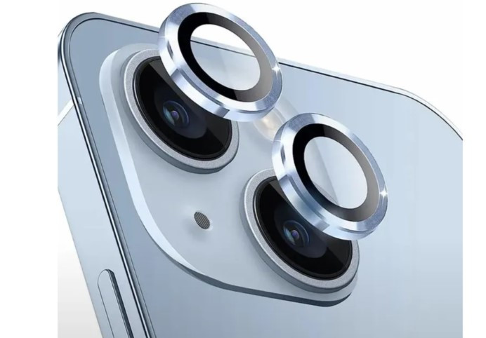 Защитные линзы для камеры Apl IPh 16, IPh 16 Plus, голубой