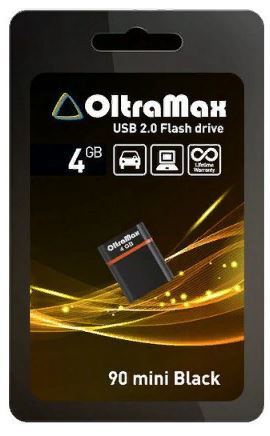 Флеш-накопитель 4Gb OltraMax Drive 90, черный