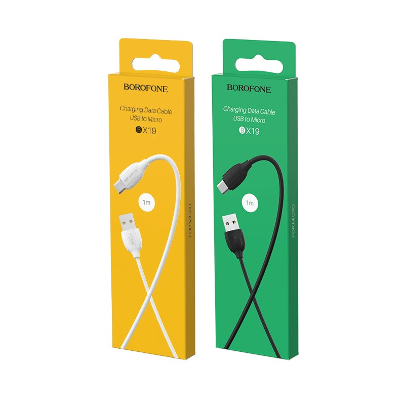 USB кабель для Micro BOROFONE BX19  Benefit, 1.3А, 1 м