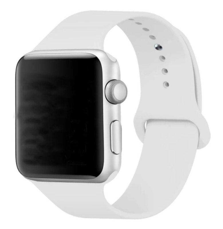 Ремешок для Apl watch 42mm 44mm 45mm 49mm, белый