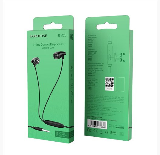 Гарнитура BOROFONE BM25 Sound Edge Universal Earphones With Mic