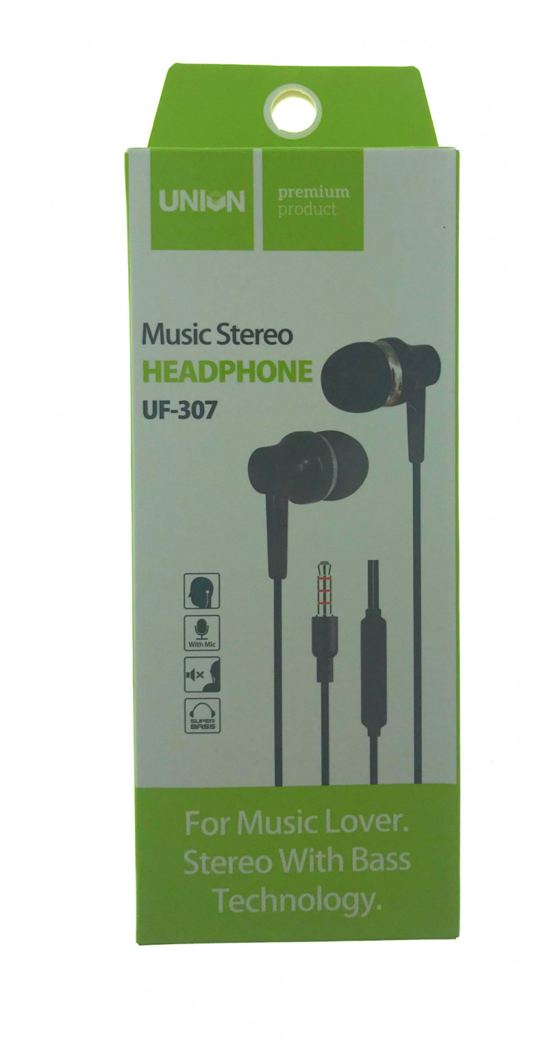 Наушники UNION UF-307 вакуумные