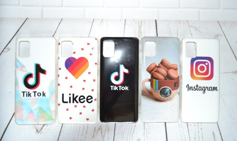 Накладка для Samsung A515F A51, Соцсети 2