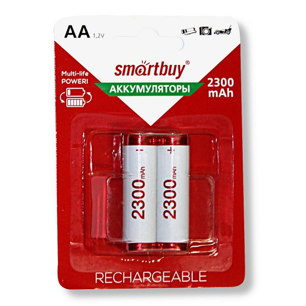 Аккумулятор Smartbuy AA 2300MAh 2BL