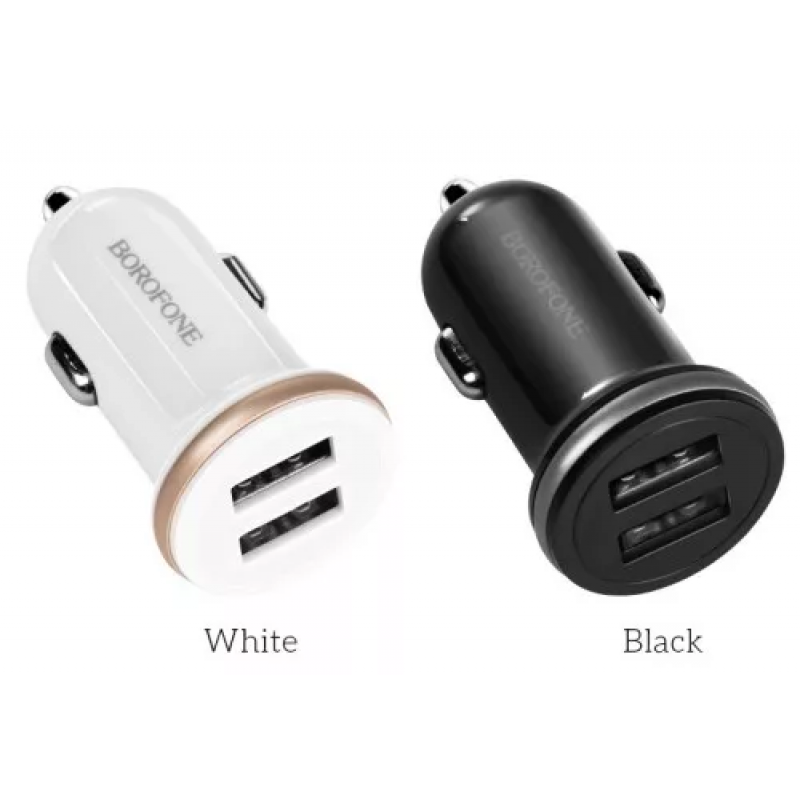 АЗУ BOROFONE BZ8 MaxRide, 2USB, 2.4A