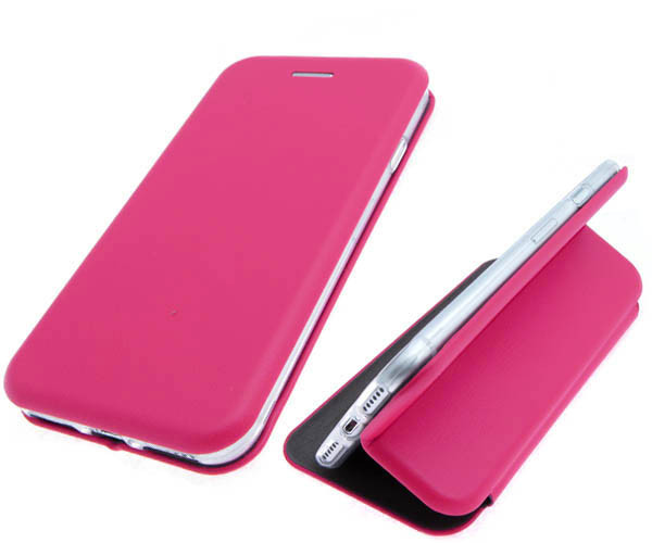 Чехол-книга для SAMSUNG J415F (J4 Plus 2018), Fashion Case, с магнитом, розовый