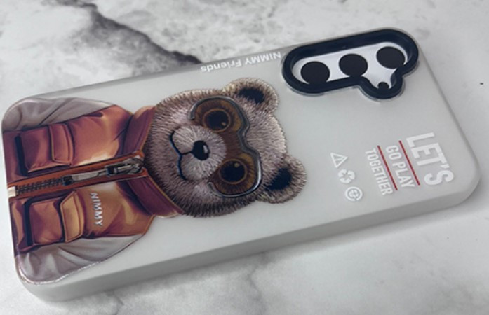 Накладка для XIAOMI Redmi 13C POCO C65, металлические с картинками, NIMMY FRIENDS