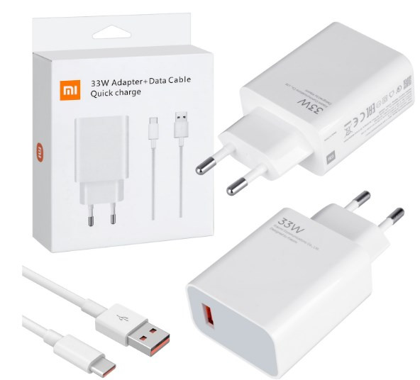 СЗУ Mi 1USB 33W  Wall Charger set кабель TYPE C