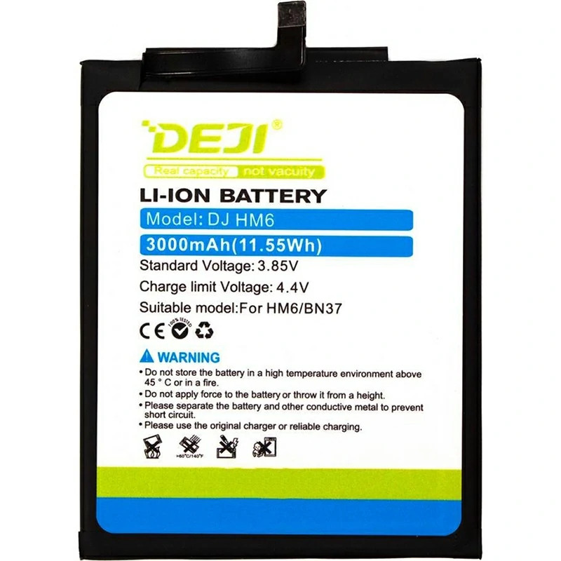 АКБ DEJI для XIAOM BN37 Redmi 6 6A 3000mAh