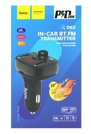 FM-модулятор BLUETOOTH HOCO DE2