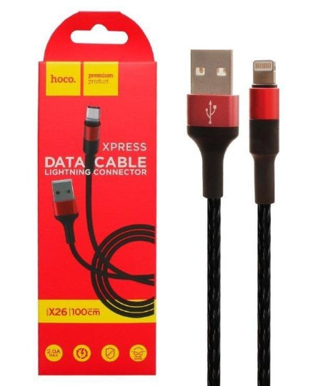 USB кабель для lightning HOCO X26  Xpress Charging Data Cable