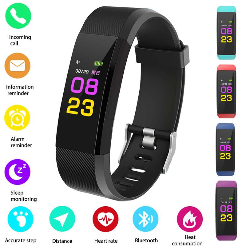 Фитнес браслет 115 PLUS, черный