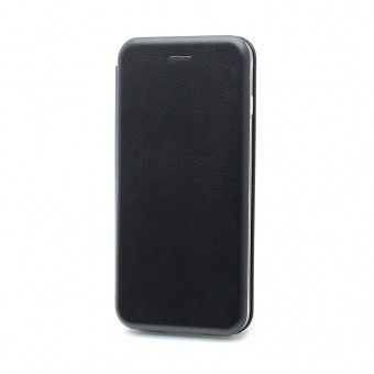 Чехол-книга для HUAWEI Y9 2018, Fashion Case, с магнитом, черный