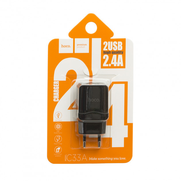 СЗУ HOCO C33A 2.4A 2USB (Original)
