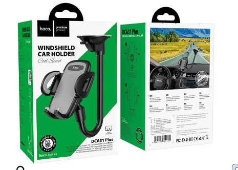 Автодержатель HOCO DCA31 Plus на панель+стекло
