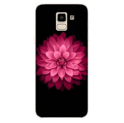 Накладка для SAMSUNG J810F (J8 2018), Пион